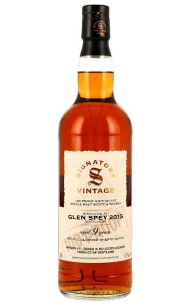 Signatory Vintage Glen Spey 2015 9yo 100Proof #37 .png